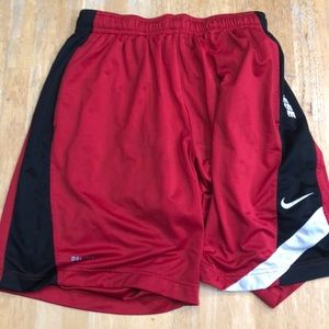 Men’s Red XL nike lacrosse shorts